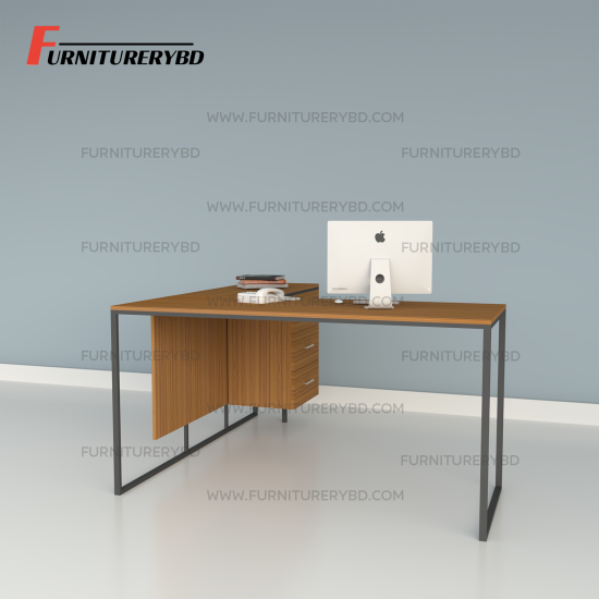 Sr. Executive Table with side rack  Model # TSET-0340